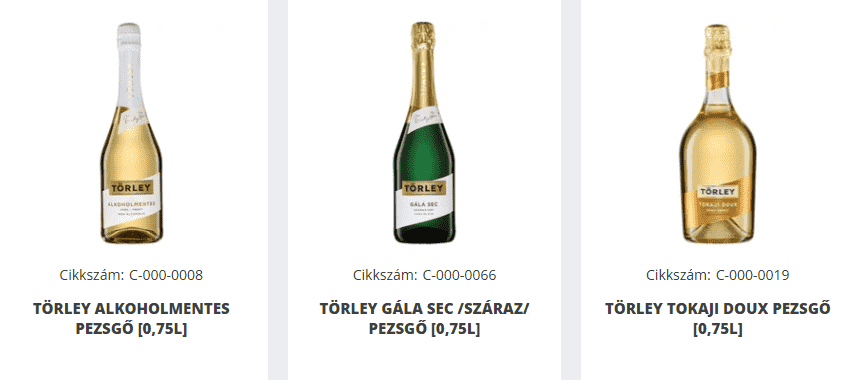 Törley pezsgő